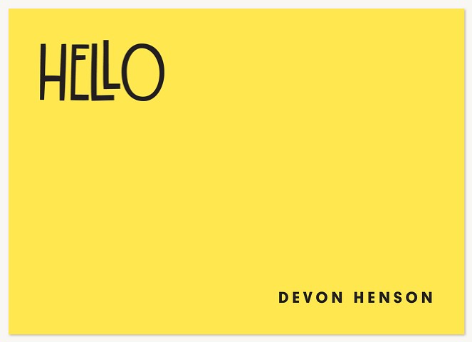 Hello Stationery