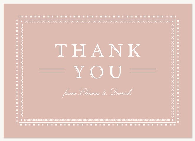 Classic Frame Thank You Cards 