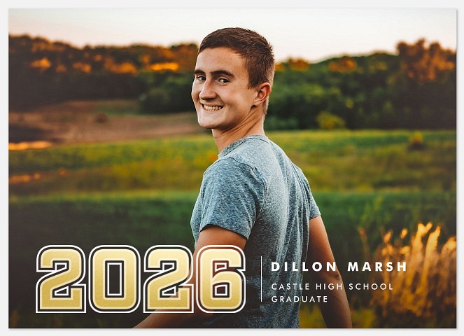 Athletic Year Graduation Cards