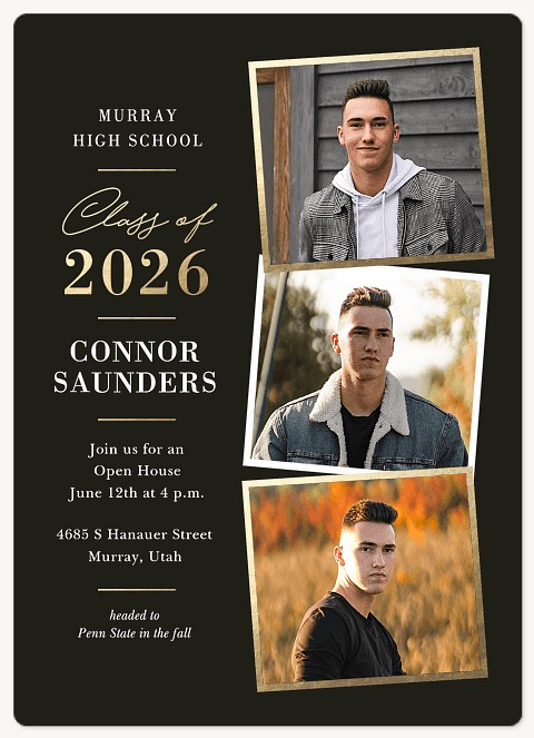 Scholarly Stack Graduation Cards