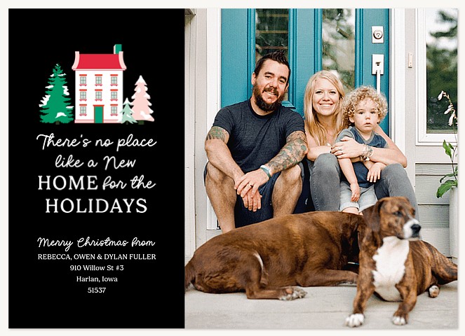 Winter Home Personalized Holiday Cards