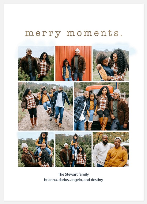 Merry Moments Holiday Photo Cards