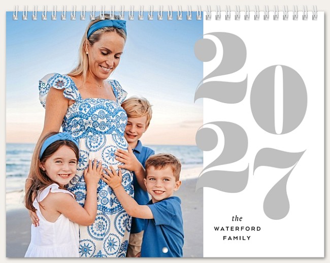 Vertical Year Calendar Custom Photo Calendars