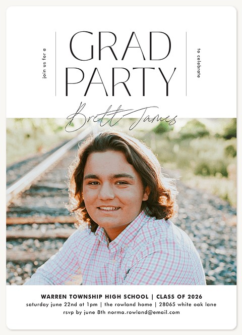 Signature Party Graduation Cards