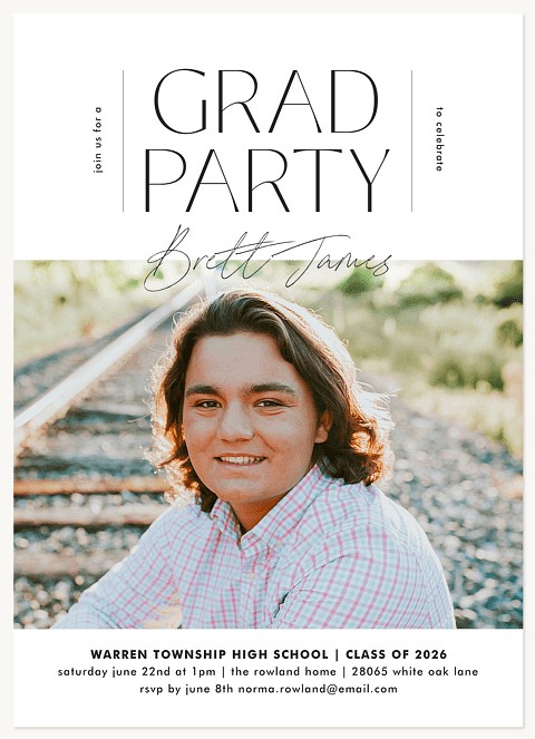 Signature Party Graduation Cards