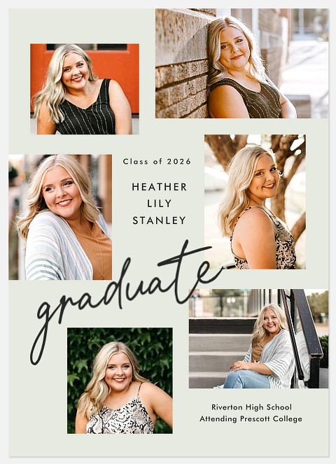 Modern Minimal Graduation Cards