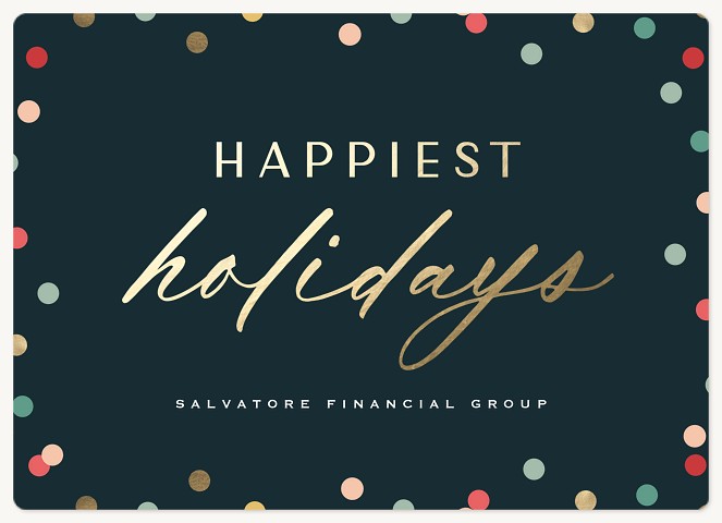 Joyful Confetti Holiday & Christmas Magnet Cards