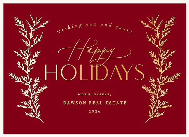 Radiant Laurels Business Holiday Cards