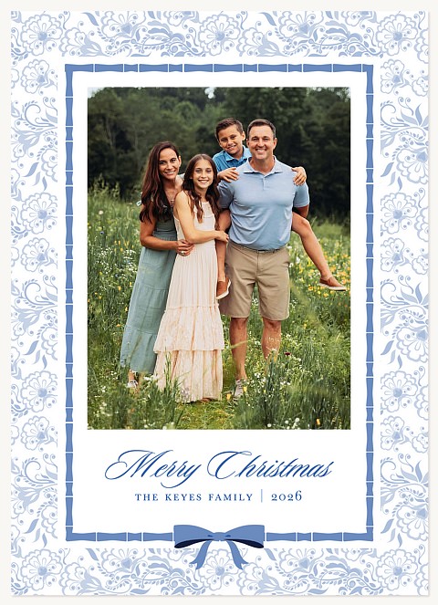 Vintage Artwork Personalized Holiday Cards