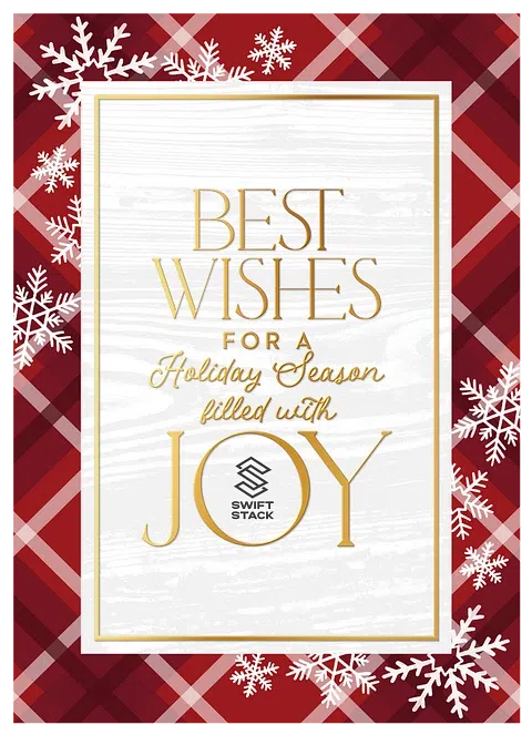 Filled With Joy Business Holiday Cards