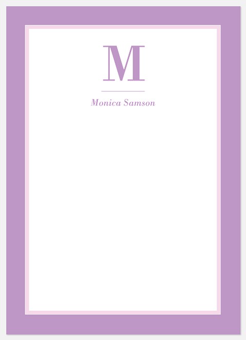 Sweet Lilac Showers Thank You Cards 