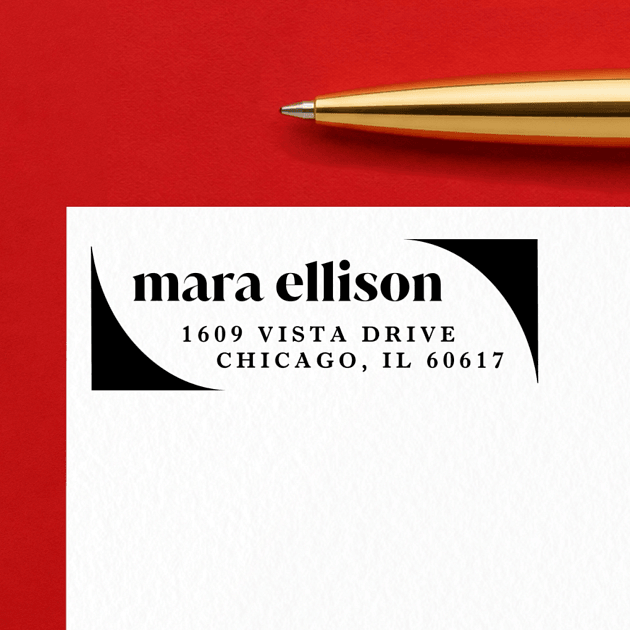 Corner Curves | Custom Rubber Stamps