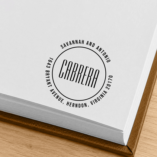Tall Name | Custom Rubber Stamps