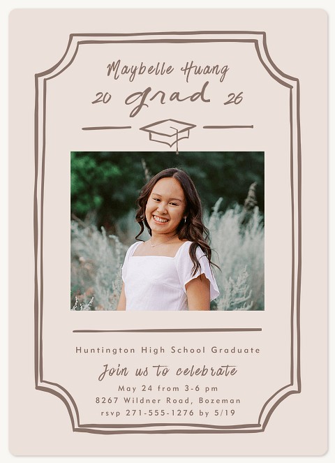 Marker Edge Graduation Cards