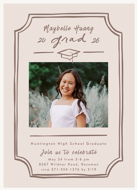 Marker Edge Graduation Cards