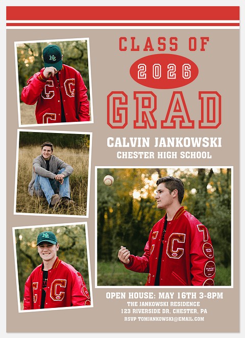 Athletic Department Graduation Cards