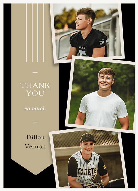 Stacked Banner Thank You Cards 
