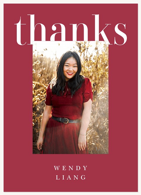 Full Year Thank You Cards 