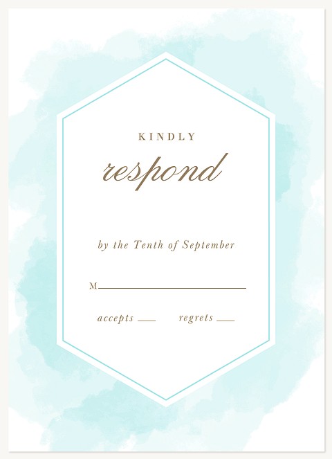 Blue Skies Bat Mitzvah RSVP Cards