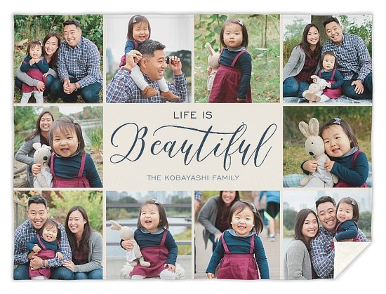 It's A Beautiful Life Custom Blankets