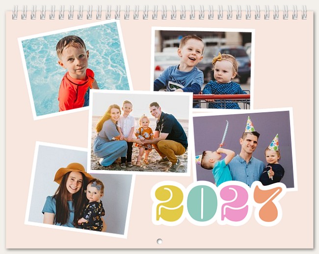 Bright Year Calendar Personalized Photo Calendars