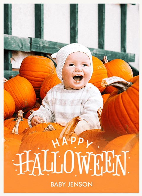 Bright Halloween Gradient Halloween Cards