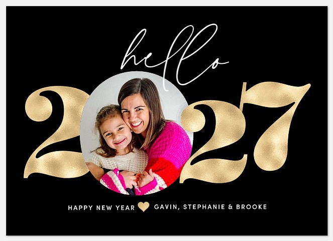 Big Year Holiday Photo Cards
