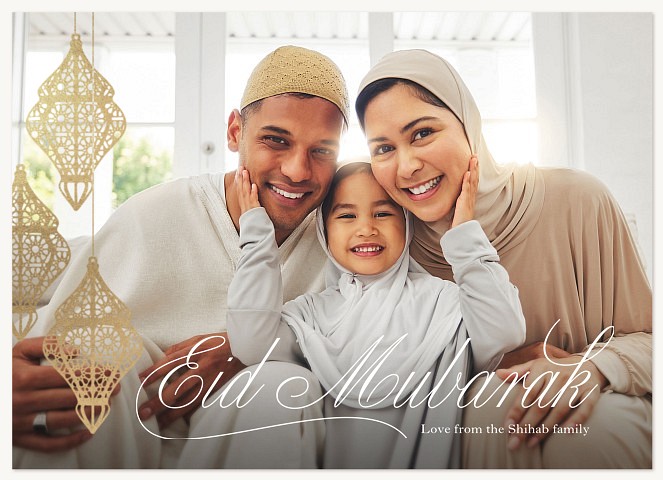 Filigree Lanterns Eid Cards