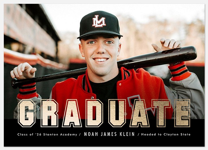 Team Player Graduation Cards