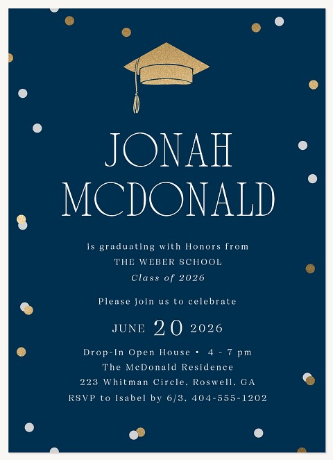 Sparkling Future Graduation Cards