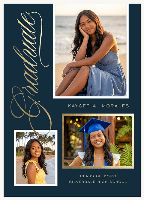 Signed Graduate Graduation Cards