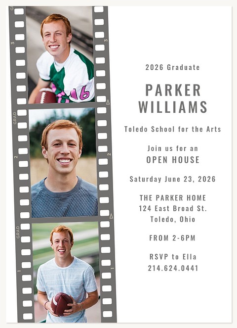 Memory Reel Graduation Cards