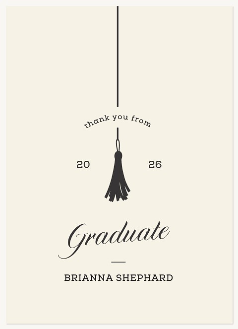 Tassel Divider Thank You Cards 