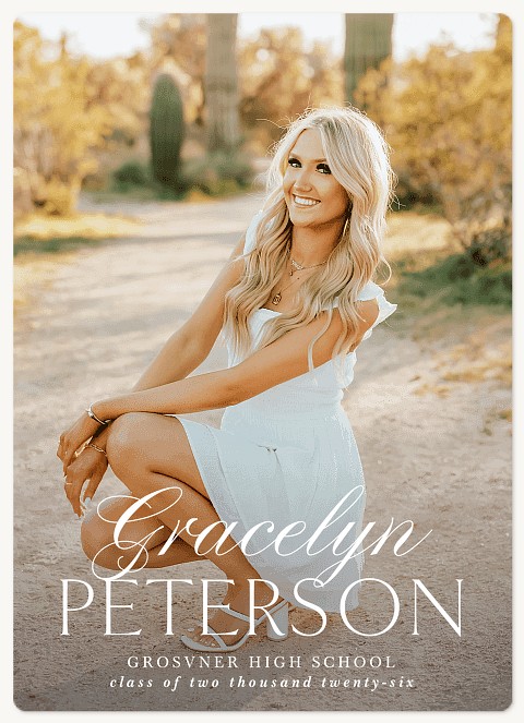 Fanciful Name Graduation Cards