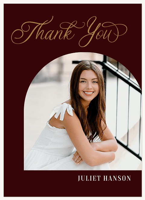 Gilded Thank You Thank You Cards 