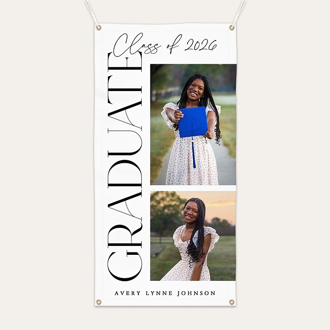 Modern Graduation Banner Custom Banners