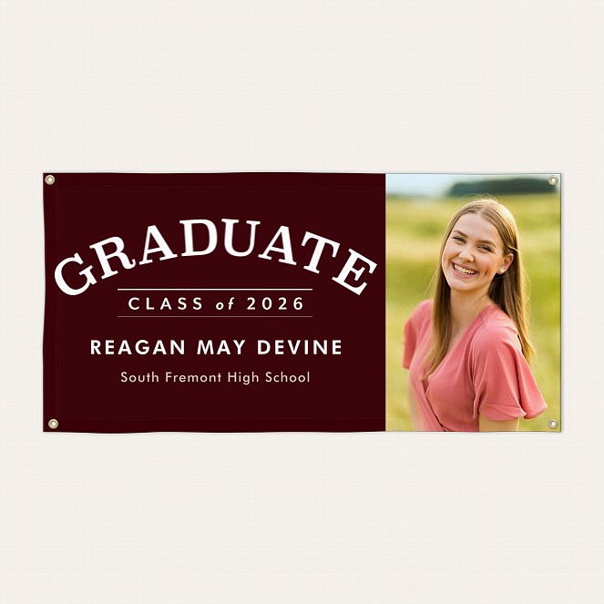 Above the Curve Graduation Banner Custom Banners