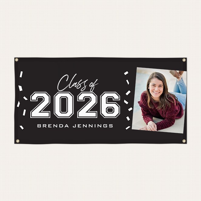 Varsity Confetti Custom Banners