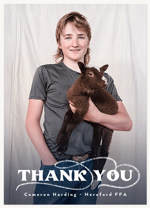 Western Rope Thank You Cards 