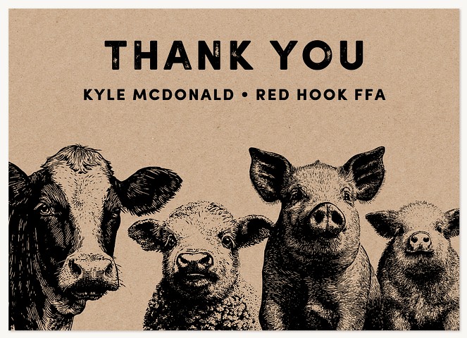 Country Crew Thank You Cards 