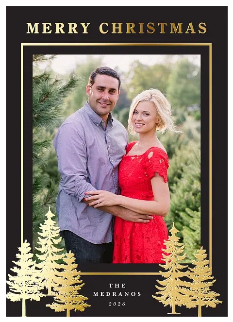 Pine Trees Christmas Cards
