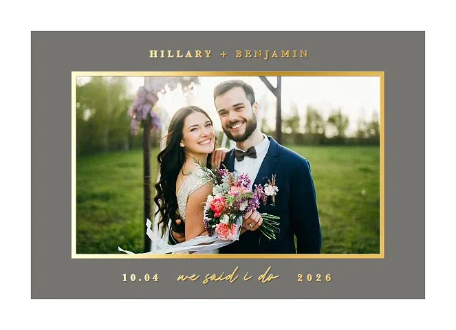 Simply Classic Wedding Announcements