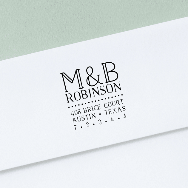 Sketched Letters | Custom Rubber Stamps