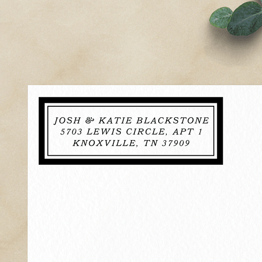 Bold Borders | Custom Rubber Stamps