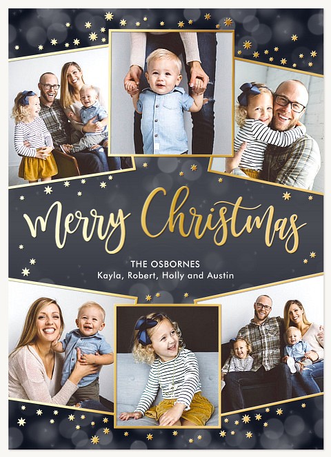 Starlit Spectacular Foil Holiday Cards