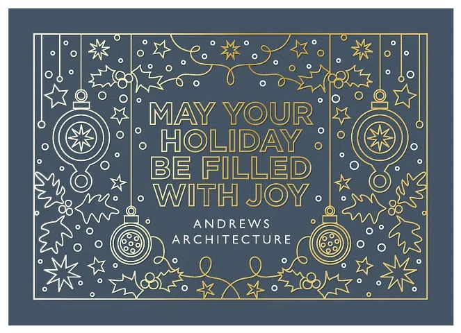 Ornamental Business Holiday Cards