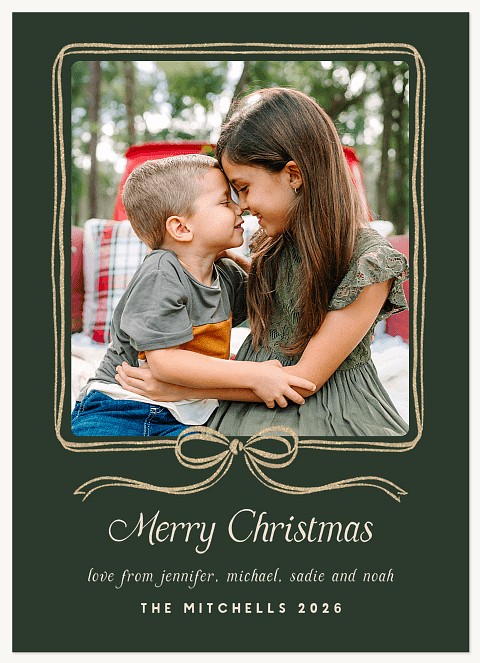 Cute Gift Personalized Holiday Cards