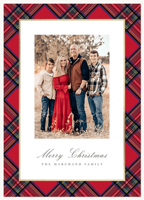 Holiday Trim Personalized Holiday Cards