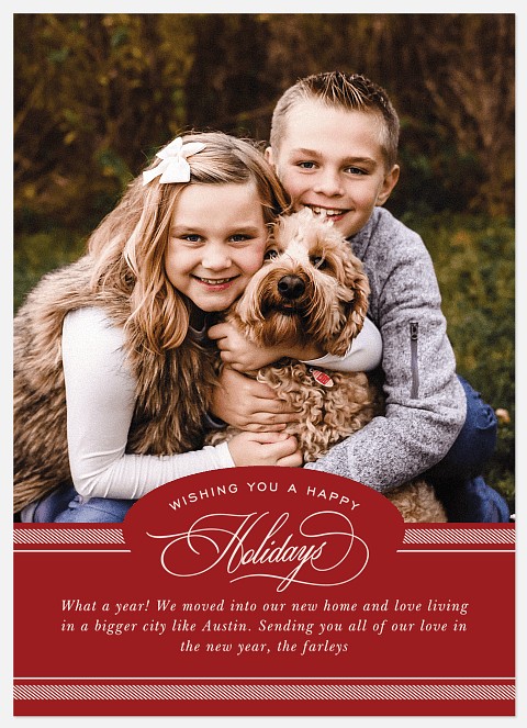 Holiday Note Holiday Photo Cards