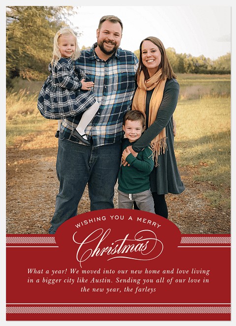 Holiday Note Holiday Photo Cards